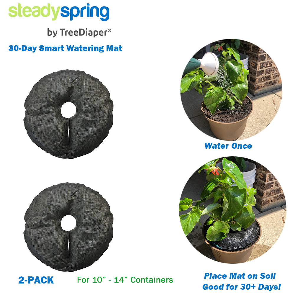 self watering plant mats SteadySpring 12" Watering Mats – Smart Spring